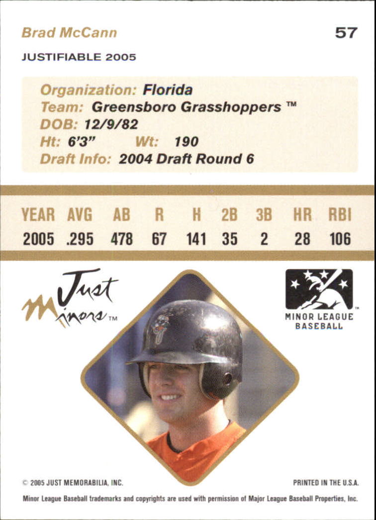 B7364- 2005 Justifiable (Just) Baseball Cards 1-90 -You Pick- 15+ FREE US SHIP - Picture 105 of 166