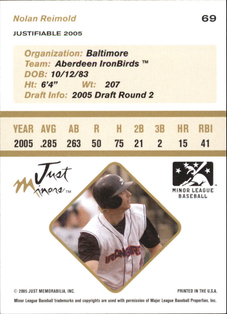 B7364- 2005 Justifiable (Just) Baseball Cards 1-90 -You Pick- 15+ FREE US SHIP - Picture 127 of 166