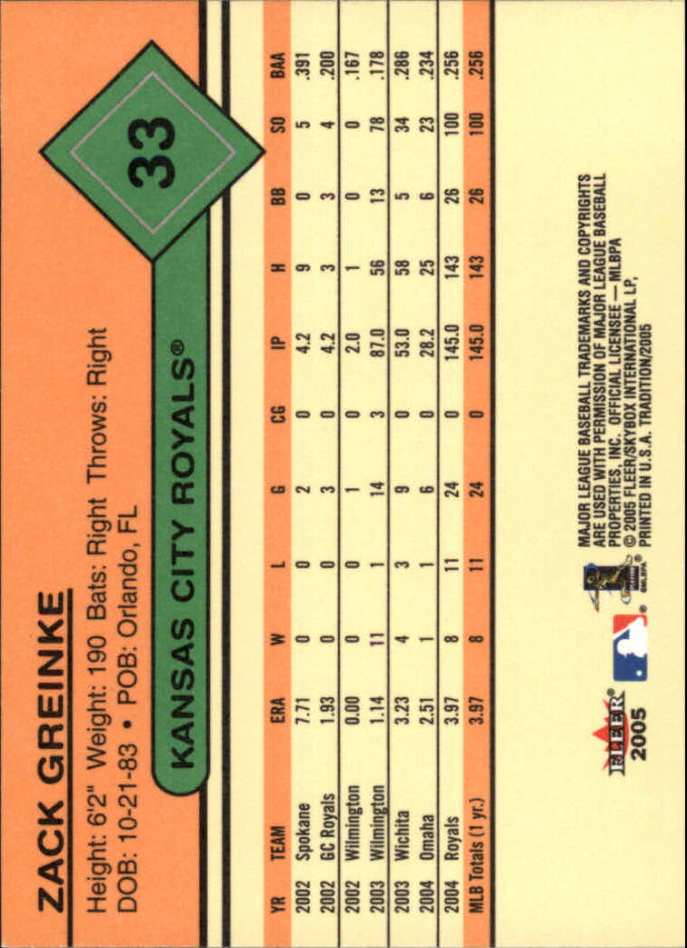 A6732- 2005 Fleer Tradition BB #s 1-250 +Rookies -You Pick- 15+ FREE US SHIP - Picture 49 of 435