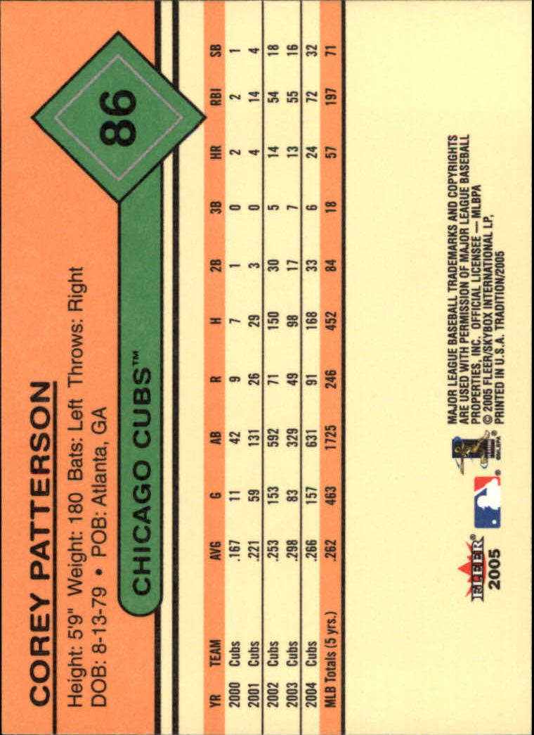 A6732- 2005 Fleer Tradition BB #s 1-250 +Rookies -You Pick- 15+ FREE US SHIP - Picture 149 of 435