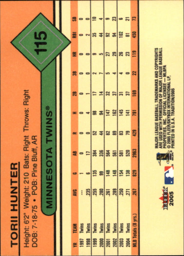 A6732- 2005 Fleer Tradition BB #s 1-250 +Rookies -You Pick- 15+ FREE US SHIP - Picture 199 of 435