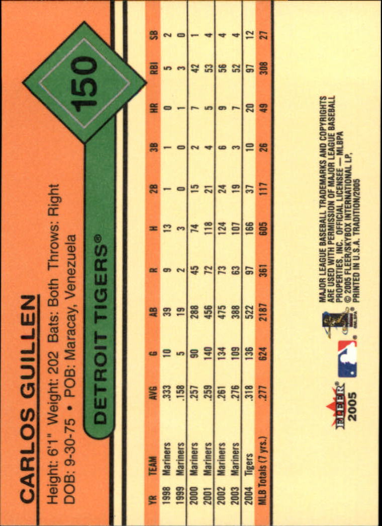 A6732- 2005 Fleer Tradition BB #s 1-250 +Rookies -You Pick- 15+ FREE US SHIP - Picture 257 of 435