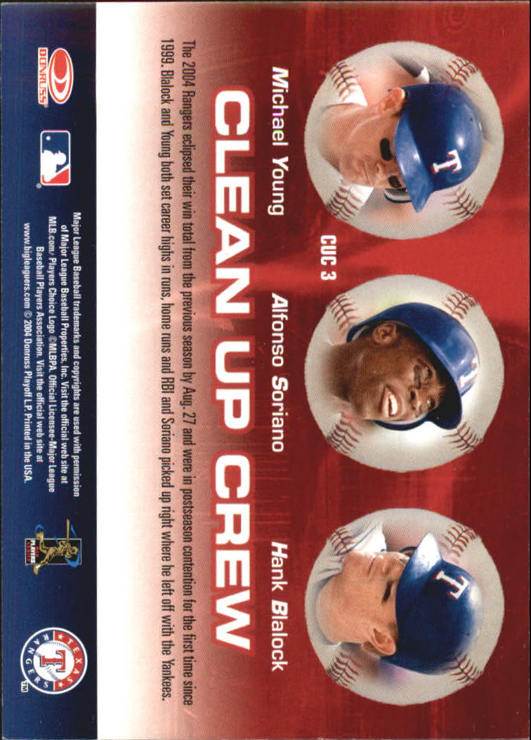 2005 Leaf Baseball "Clean Up Crew" Insert Cards - Picture 3 of 9