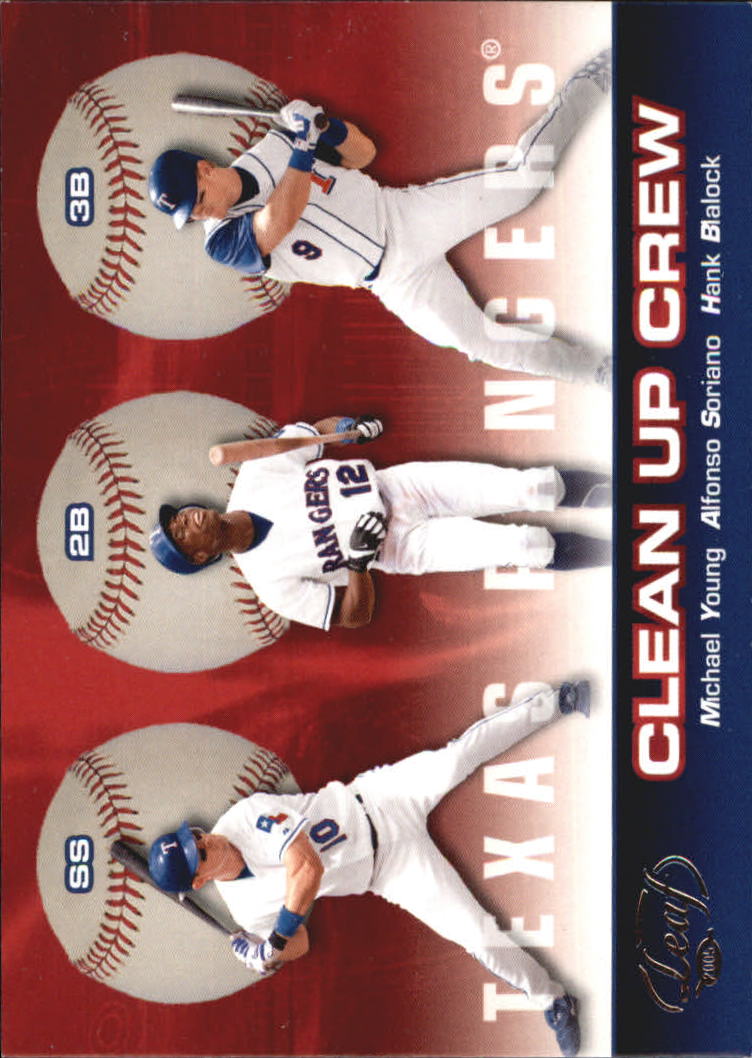2005 Leaf Baseball "Clean Up Crew" Insert Cards - Picture 2 of 9