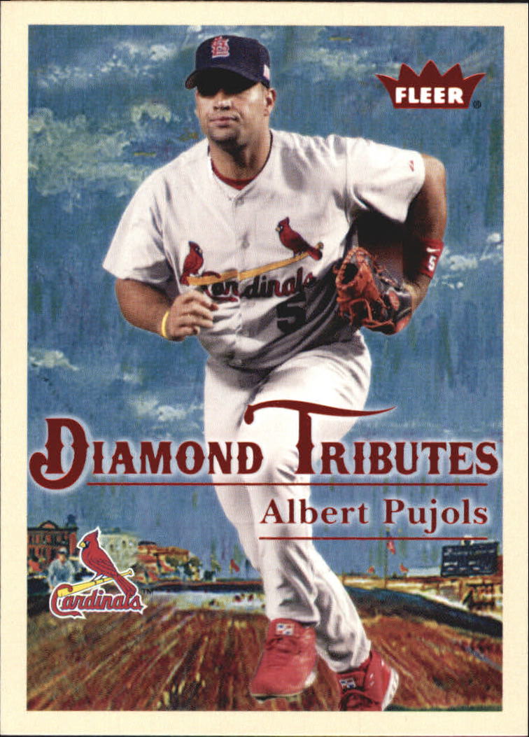 2005 Fleer Tradition Diamond Tributes #1 Albert Pujols