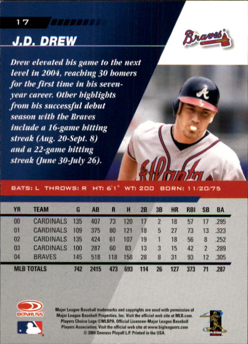A8853- 2005 Leaf Baseball Card #s 1-200 +Rookies -You Pick- 15+ FREE US SHIP - Picture 33 of 369