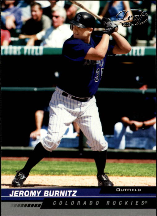 A8853- 2005 Leaf Baseball Card #s 1-200 +Rookies -You Pick- 15+ FREE US SHIP - Picture 118 of 369