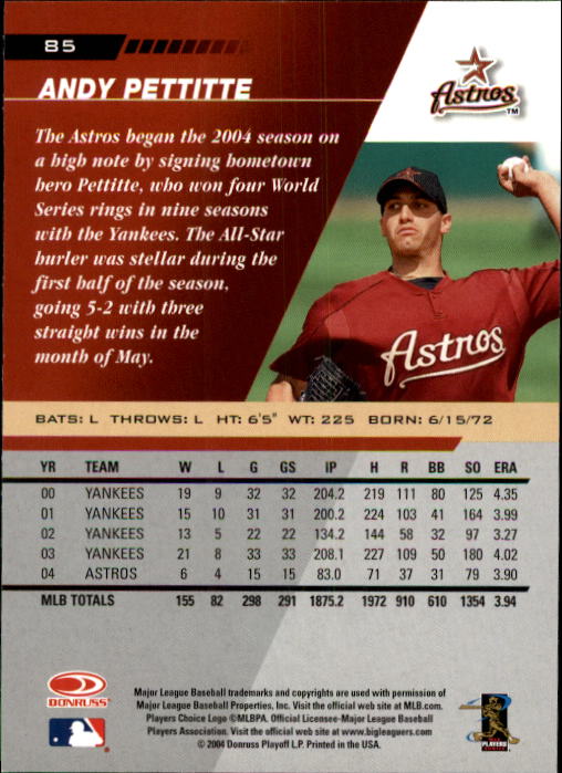 A8853- 2005 Leaf Baseball Card #s 1-200 +Rookies -You Pick- 15+ FREE US SHIP - Picture 153 of 369