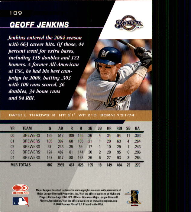 A8853- 2005 Leaf Baseball Card #s 1-200 +Rookies -You Pick- 15+ FREE US SHIP - Picture 199 of 369