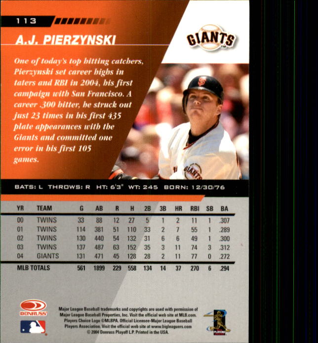 A8853- 2005 Leaf Baseball Card #s 1-200 +Rookies -You Pick- 15+ FREE US SHIP - Picture 207 of 369