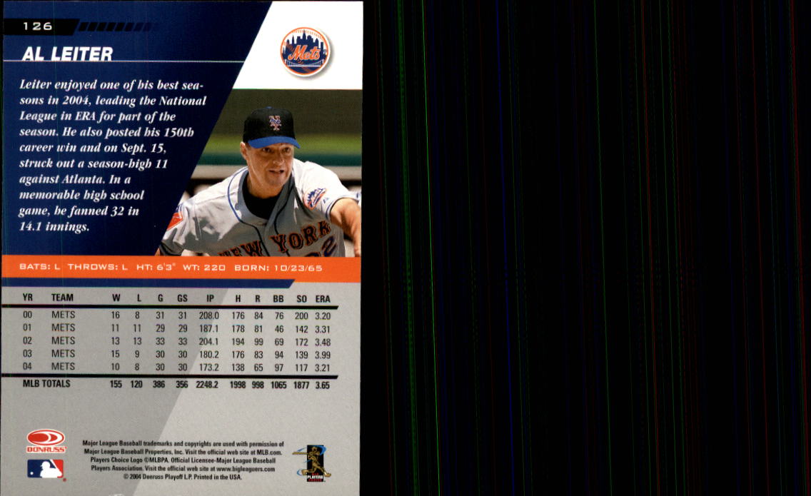 A8853- 2005 Leaf Baseball Card #s 1-200 +Rookies -You Pick- 15+ FREE US SHIP - Picture 231 of 369