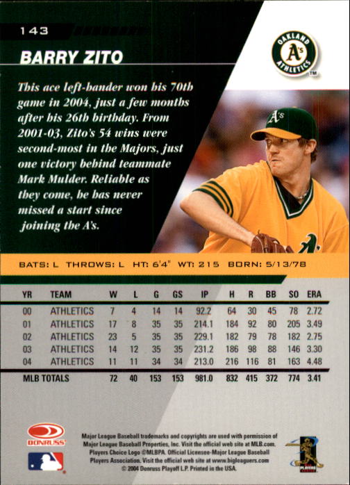 A8853- 2005 Leaf Baseball Card #s 1-200 +Rookies -You Pick- 15+ FREE US SHIP - Picture 259 of 369