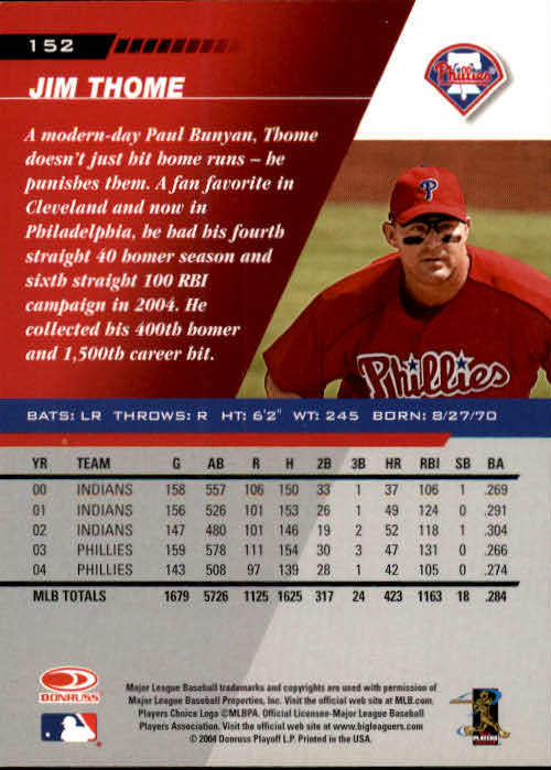 A8853- 2005 Leaf Baseball Card #s 1-200 +Rookies -You Pick- 15+ FREE US SHIP - Picture 277 of 369