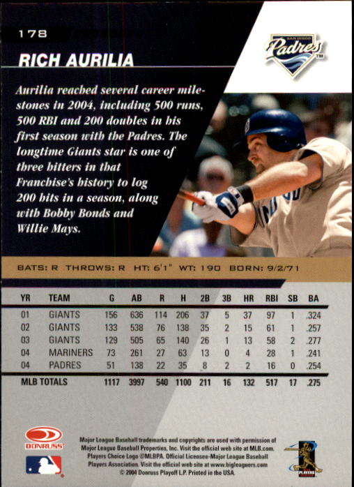 A8853- 2005 Leaf Baseball Card #s 1-200 +Rookies -You Pick- 15+ FREE US SHIP - Picture 327 of 369