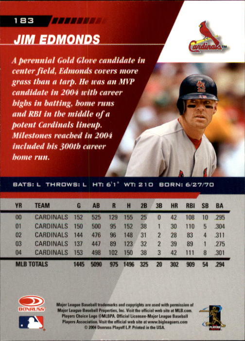 A8853- 2005 Leaf Baseball Card #s 1-200 +Rookies -You Pick- 15+ FREE US SHIP - Picture 335 of 369
