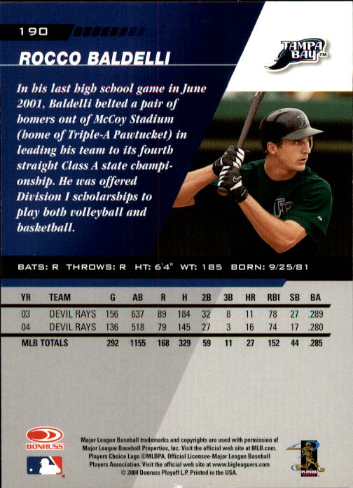 A8853- 2005 Leaf Baseball Card #s 1-200 +Rookies -You Pick- 15+ FREE US SHIP - Picture 349 of 369