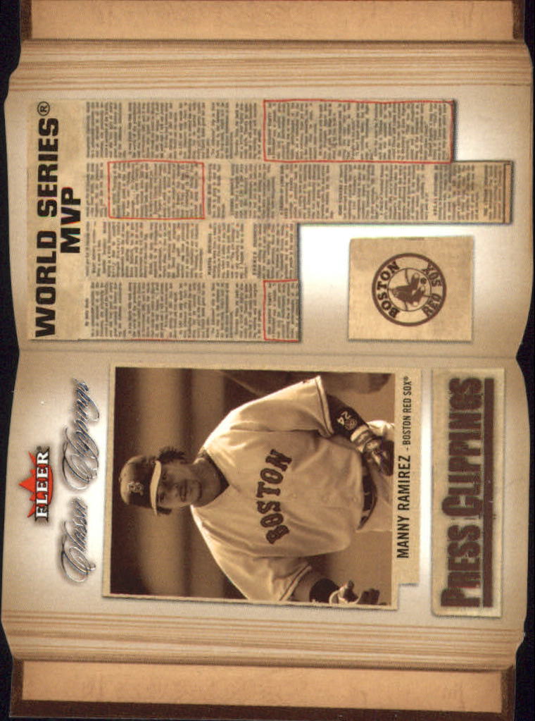 2005 Classic Clippings Press Clippings #2 Manny Ramirez