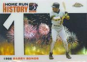 2005 Topps Chrome Update Barry Bonds Home Run History Refractors #1 Barry Bonds