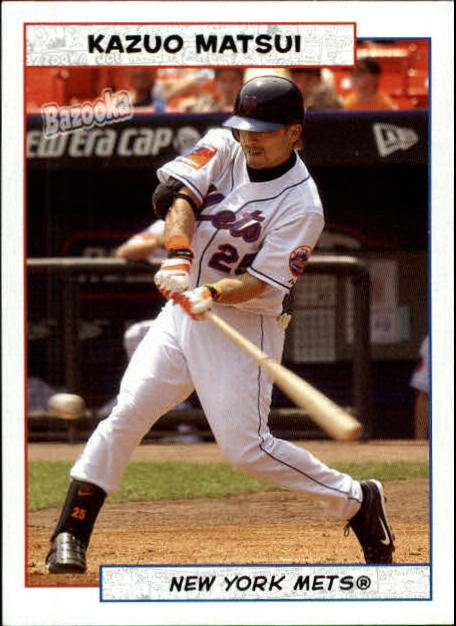 Kazuo Kaz Matsui 2005 Bowman Gold New York Mets Parallel Card #51