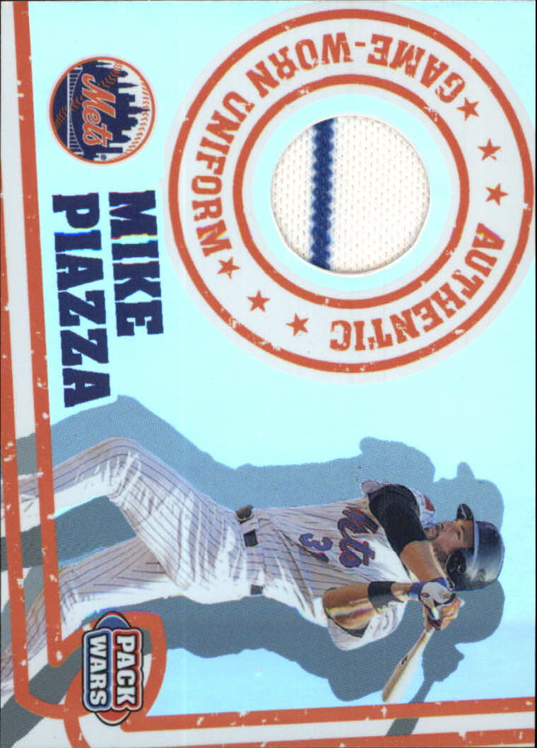 2005 Topps Pack Wars Relics #MP Mike Piazza Uni A