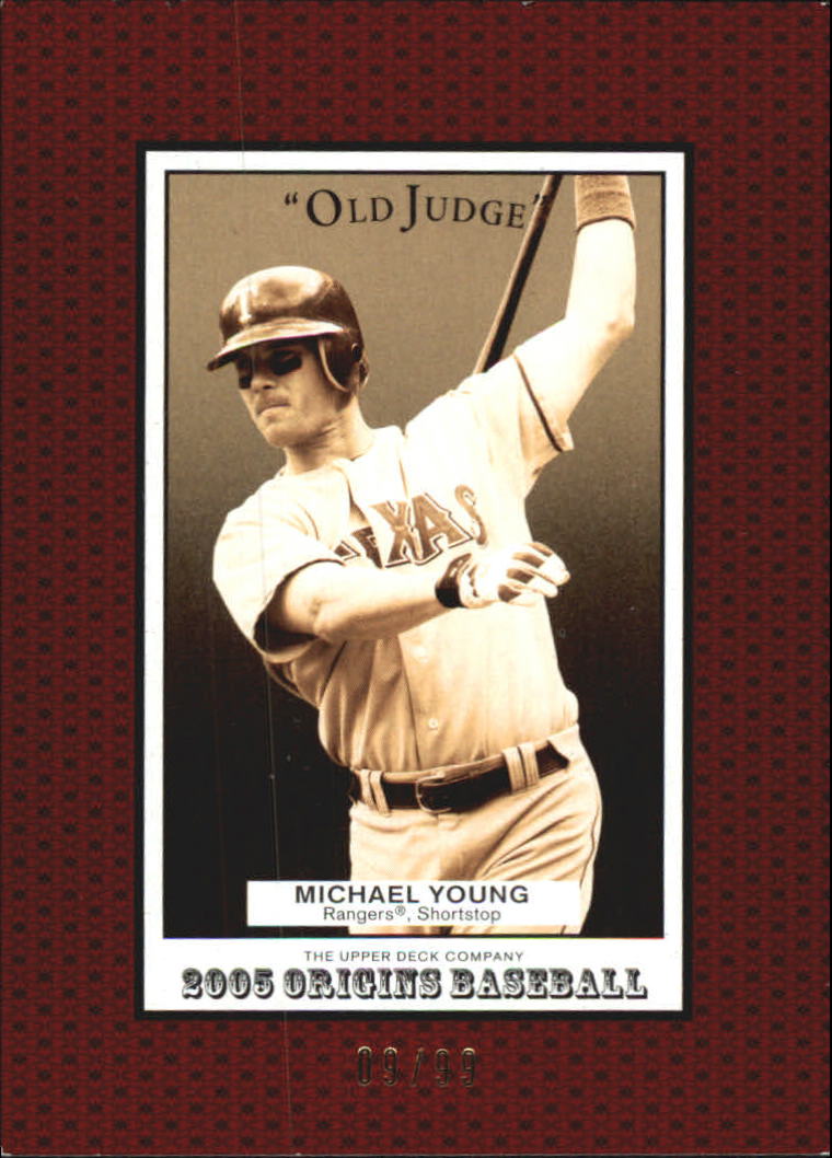 2005 Origins Old Judge Red #8 Michael Young