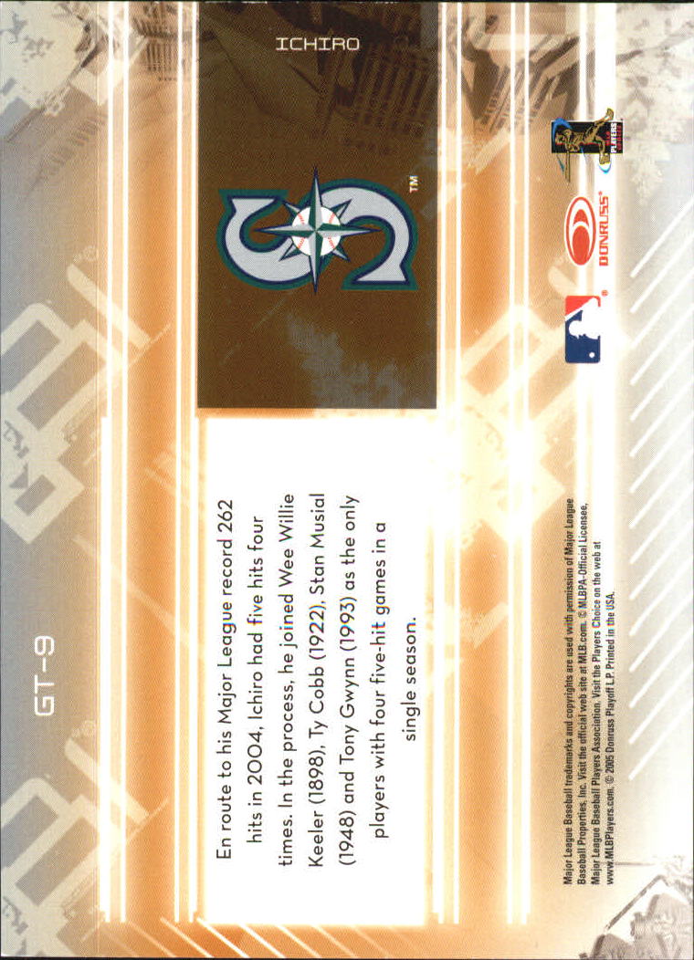 2005 Leaf Certified Materials Baseball "Gold team" Inserts and Mirror Cards - Picture 17 of 63