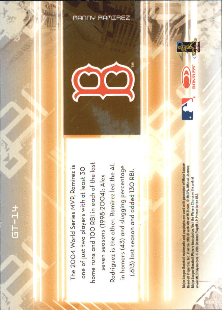 2005 Leaf Certified Materials Baseball "Gold team" Inserts and Mirror Cards - Picture 25 of 63