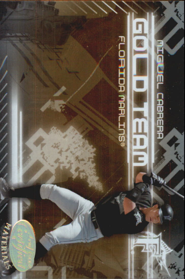 2005 Leaf Certified Materials Baseball "Gold team" Inserts and Mirror Cards - Picture 30 of 63