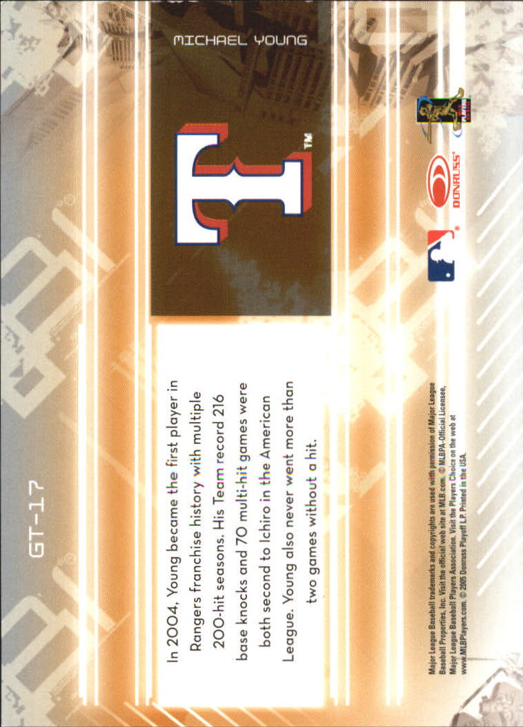 2005 Leaf Certified Materials Baseball "Gold team" Inserts and Mirror Cards - Picture 53 of 63
