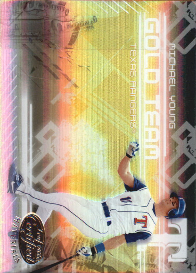 2005 Leaf Certified Materials Baseball "Gold team" Inserts and Mirror Cards - Picture 52 of 63