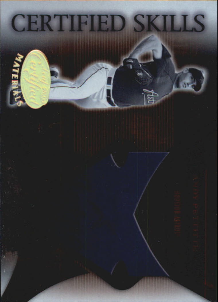 2005 Leaf Certified Materials Skills #1 Andy Pettitte