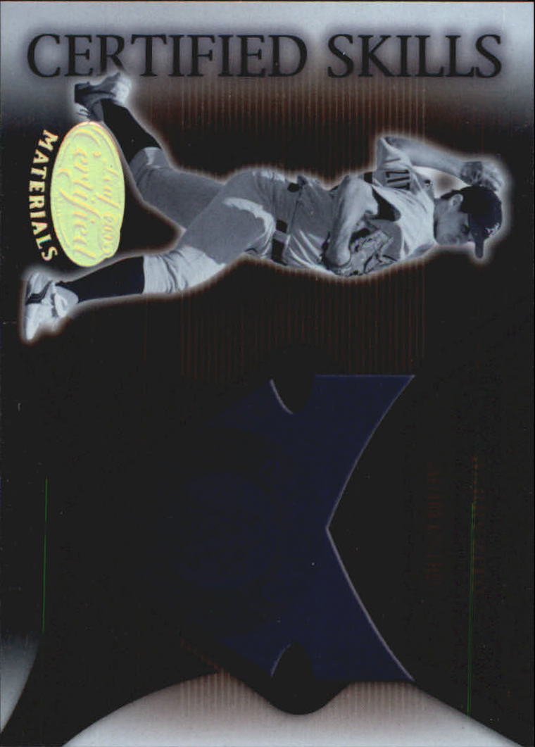 2005 Leaf Certified Materials Skills #2 Barry Zito