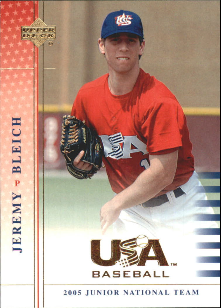 2005-06 USA Baseball Junior National Team #82 Jeremy Bleich