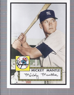 2006 Topps Rookie of the Week #1 Mickey Mantle 52