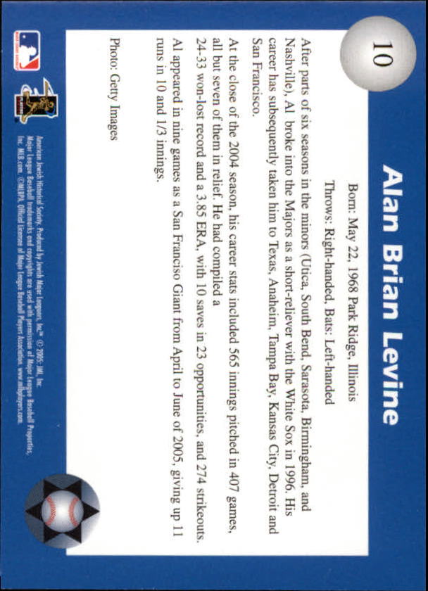 B6660- 2006 Jewish Major Leaguers Update BB #s 1-55 -You Pick- 15+ FREE US SHIP - Picture 11 of 103