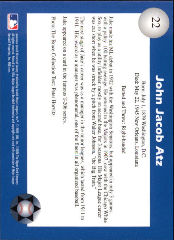 B6660- 2006 Jewish Major Leaguers Update BB #s 1-55 -You Pick- 15+ FREE US SHIP - Picture 35 of 103