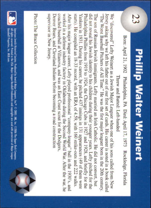 B6660- 2006 Jewish Major Leaguers Update BB #s 1-55 -You Pick- 15+ FREE US SHIP - Picture 37 of 103