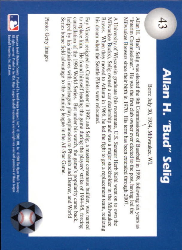 B6660- 2006 Jewish Major Leaguers Update BB #s 1-55 -You Pick- 15+ FREE US SHIP - Picture 77 of 103