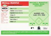 2006 Topps Mantle Home Run History #238 Mickey Mantle back image