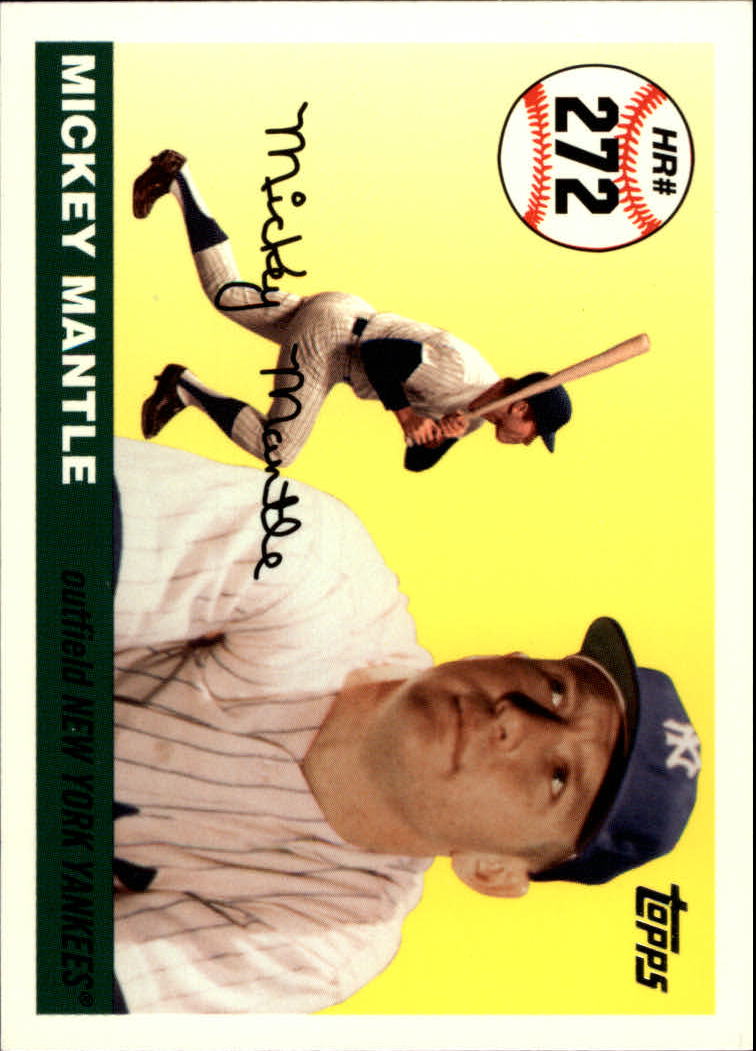 2006 Topps Mantle Home Run History #272 Mickey Mantle