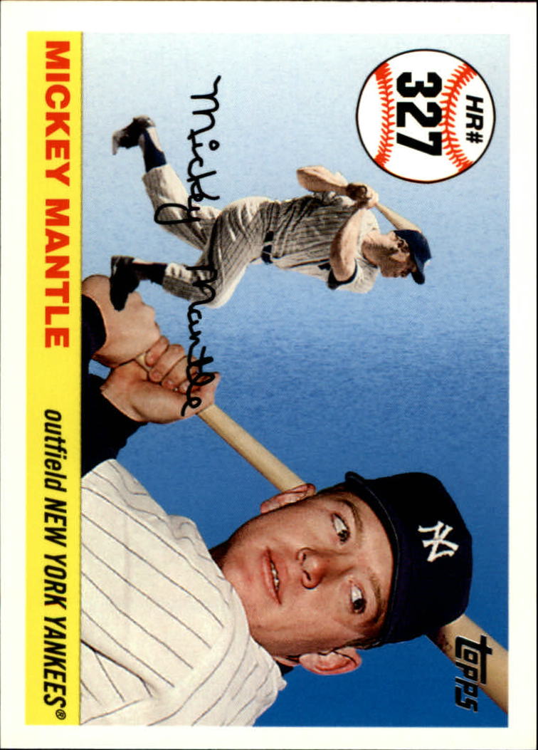 2006 Topps Mantle Home Run History #327 Mickey Mantle