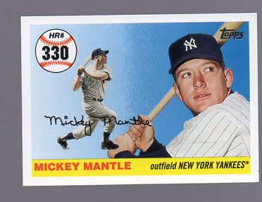 2006 Topps Mantle Home Run History #330 Mickey Mantle