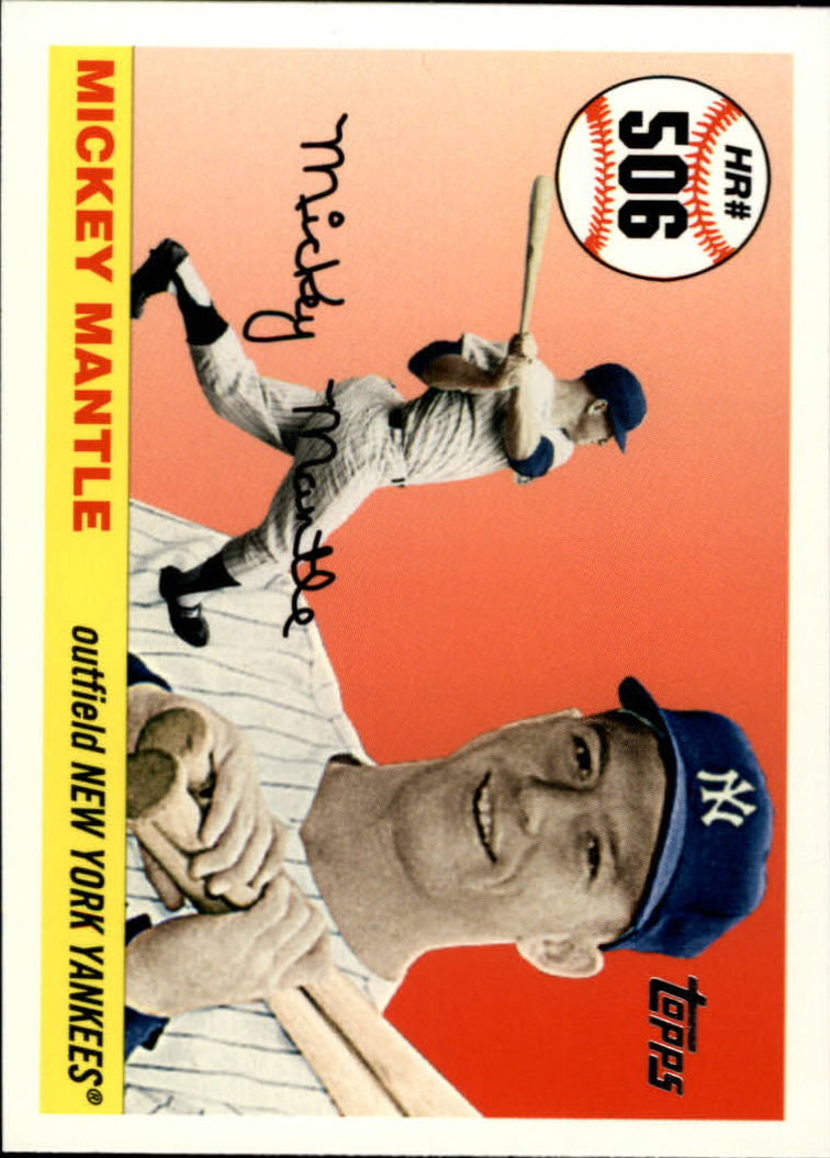 2006 Topps Mantle Home Run History #506 Mickey Mantle
