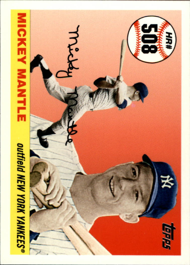 2006 Topps Mantle Home Run History #508 Mickey Mantle