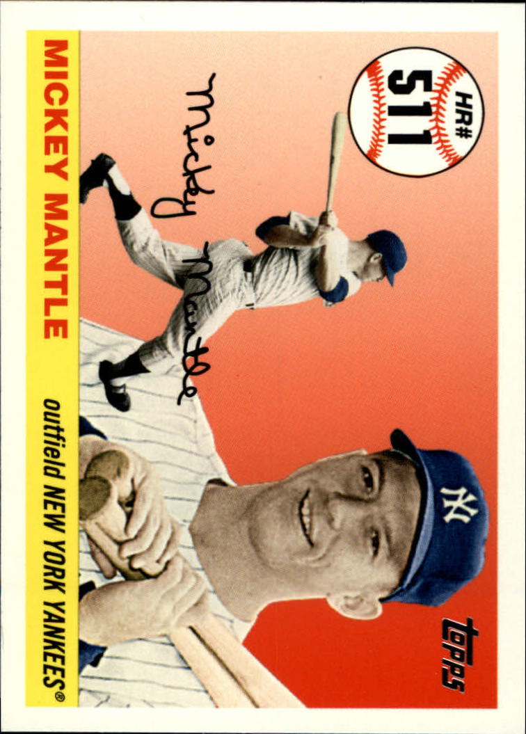 2006 Topps Mantle Home Run History #511 Mickey Mantle