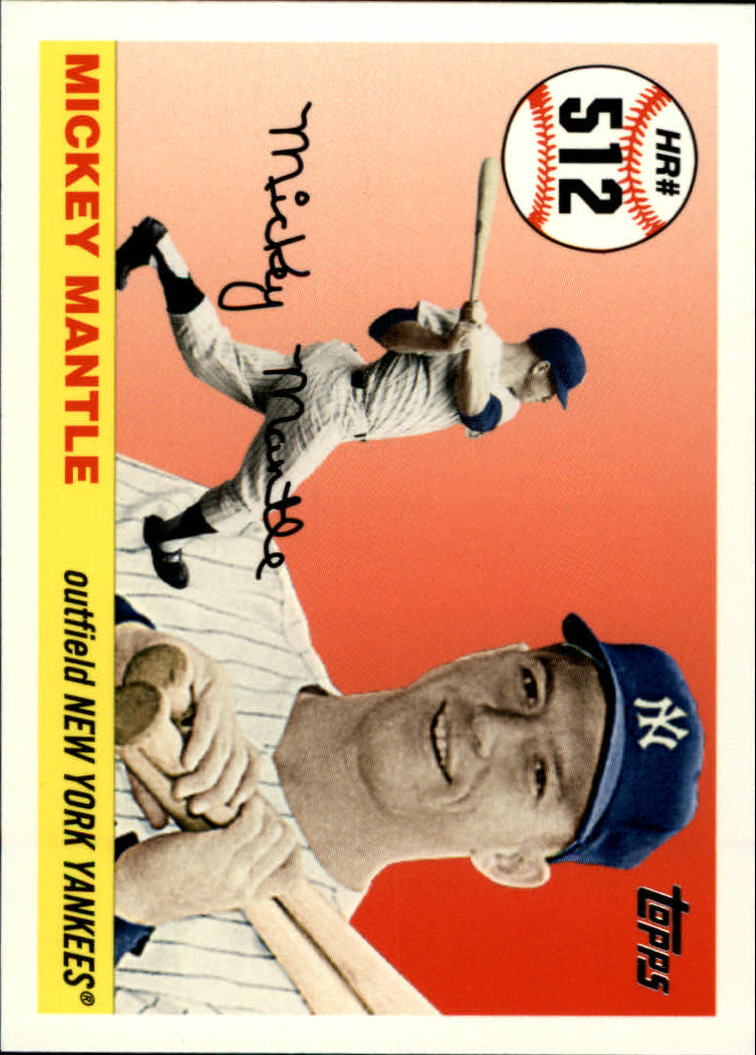 2006 Topps Mantle Home Run History #512 Mickey Mantle