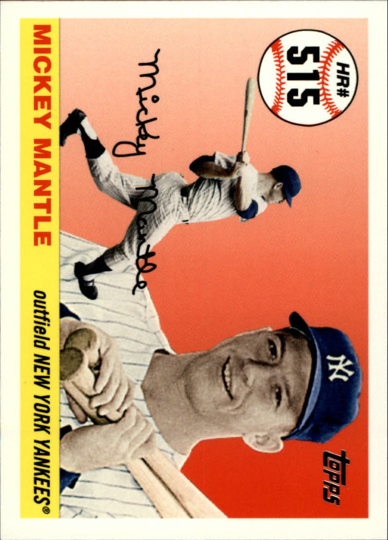 2006 Topps Mantle Home Run History #515 Mickey Mantle