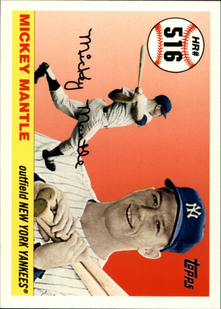 2006 Topps Mantle Home Run History #516 Mickey Mantle