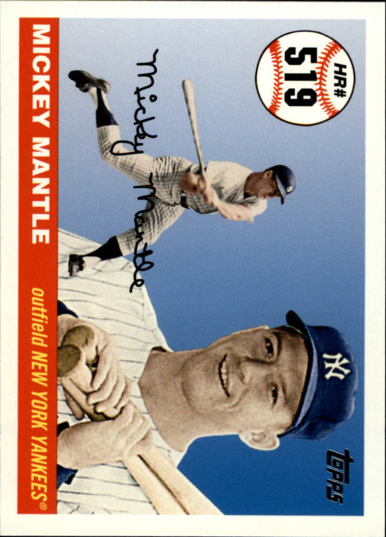 2006 Topps Mantle Home Run History #519 Mickey Mantle