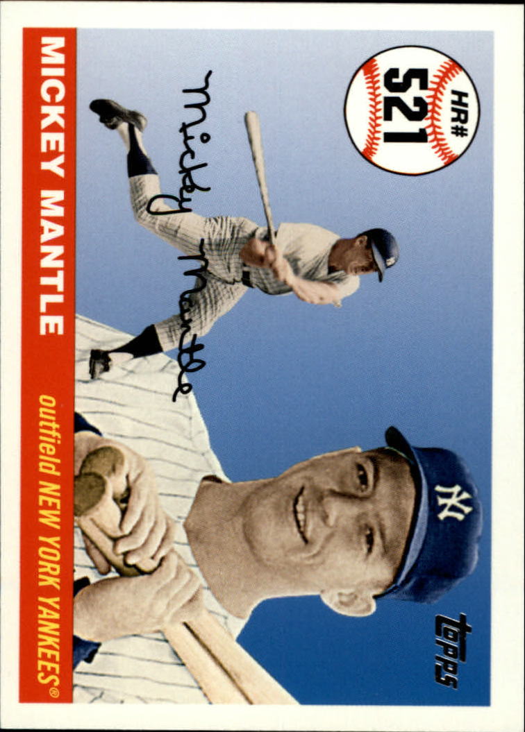 2006 Topps Mantle Home Run History #521 Mickey Mantle